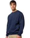 Mens Hard Yakka Fleece Crew Jumper Navy