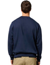 Mens Hard Yakka Fleece Crew Jumper Navy