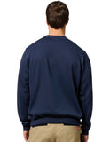 Mens Hard Yakka Fleece Crew Jumper Navy