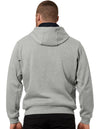 Mens Hard Yakka Brushed Fleece Hoodie Jumper Grey Marle Y19326