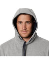 Mens Hard Yakka Brushed Fleece Hoodie Jumper Grey Marle Y19326