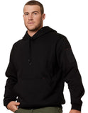 2 x Mens Hard Yakka Brushed Fleece Hoodie Jumper Black Y19326