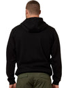 Mens Hard Yakka Brushed Fleece Hoodie Jumper Black Y19326