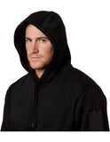 2 x Mens Hard Yakka Brushed Fleece Hoodie Jumper Black Y19326