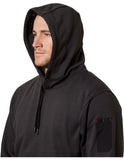Mens Hard Yakka Brushed Fleece Hoodie Jumper Charcoal Y19326