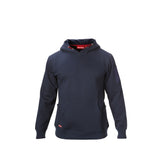 Mens Hard Yakka Brushed Fleece Hoodie Jumper Navy Y19326