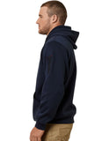 2 x Mens Hard Yakka Brushed Fleece Hoodie Jumper Navy Y19326