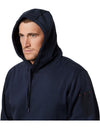 Mens Hard Yakka Brushed Fleece Hoodie Jumper Navy Y19326