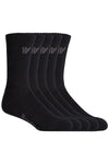 20 X Mens Hard Yakka Crew Work Black Workwear Socks Y20035