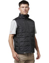 Mens Hard Yakka Puffa 2.0 Vest Waterproof Winter Zip Up Black