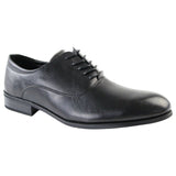 Zasel Ernie Black Lace Up Dress Work Mens Wedding Men Synthetic Leather Shoes