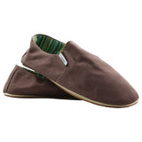 Zasel Mens Cotton Canvas Shoes - Dark Brown